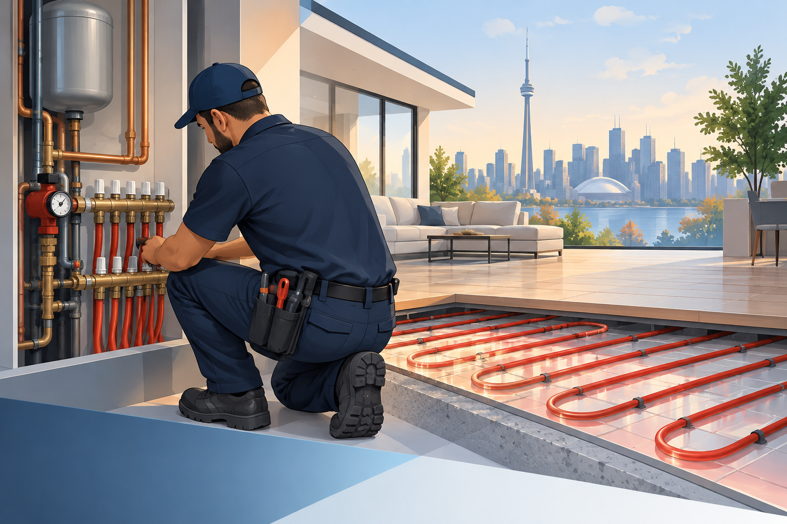 Who Repairs an Existing Hydronic Radiant Floor Heating System in the GTA?