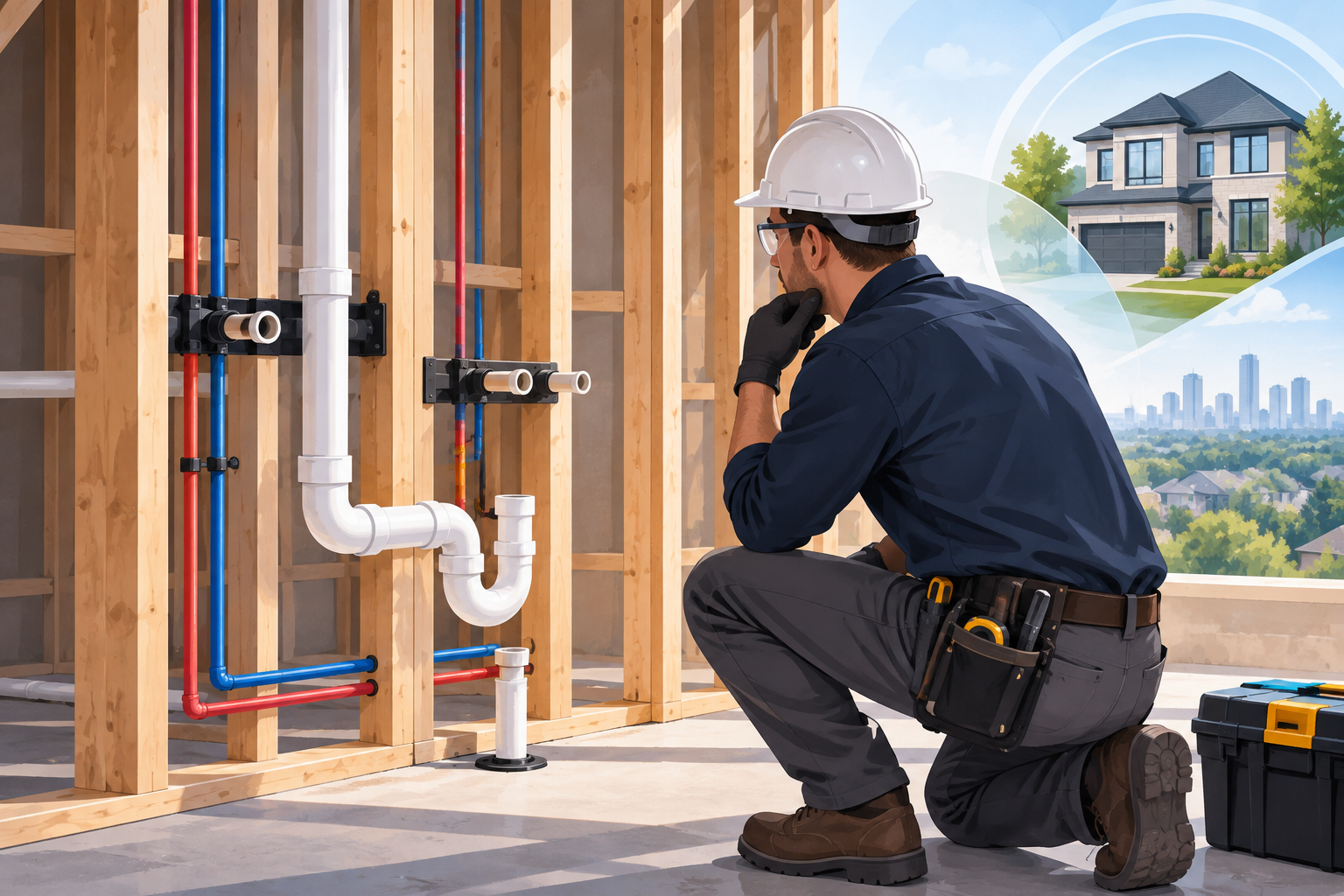 What Contractor Can Inspect and Complete an Unfinished Plumbing Rough-In Near Vaughan?