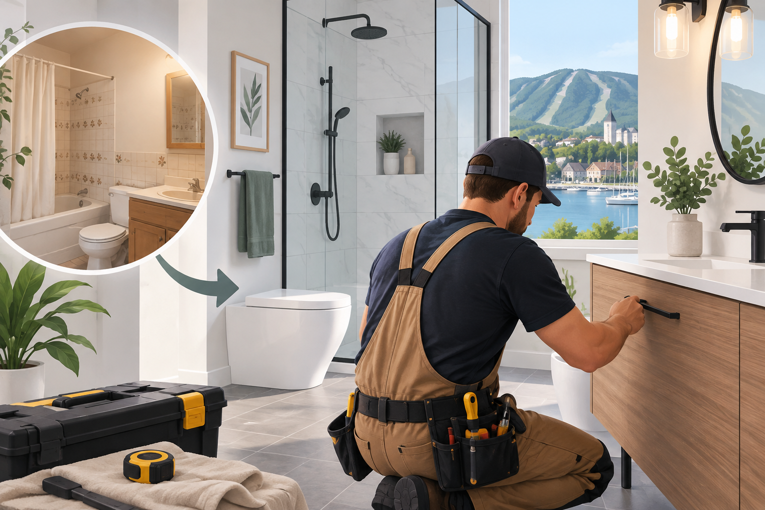 Who Does Bathroom Renovations in Collingwood Without a Full Rebuild?