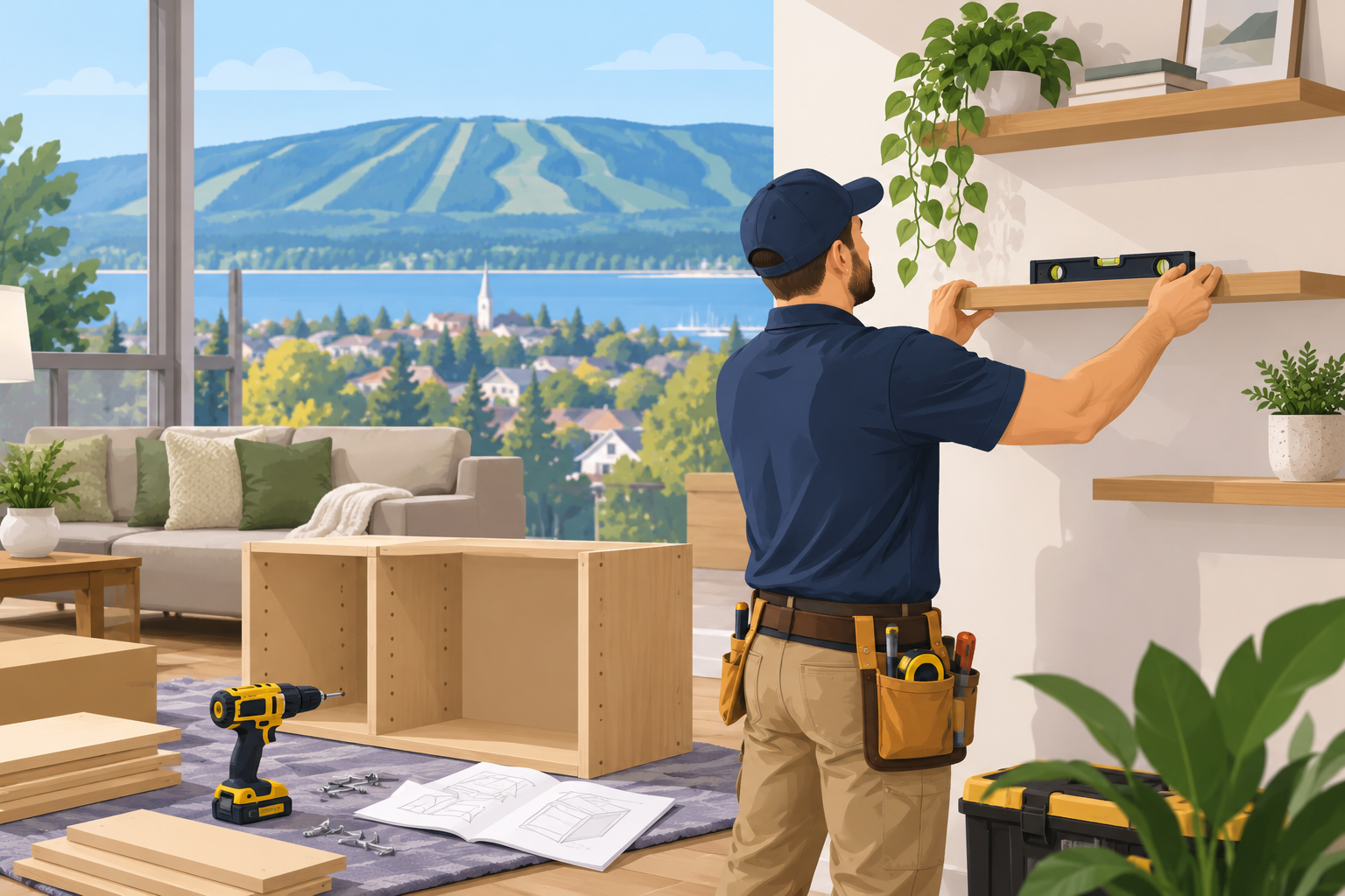 Is There a Local Handyman Who Can Assemble Furniture and Install Shelving in Collingwood?