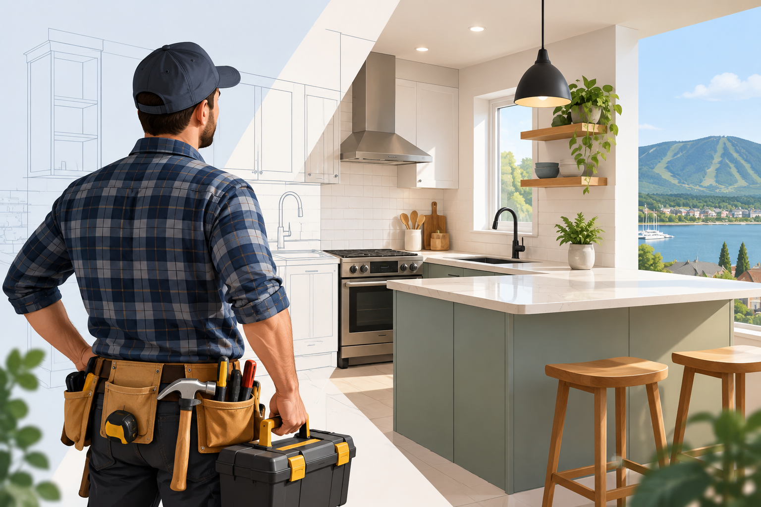 Which Contractor Handles Small Kitchen Renovations in Collingwood?