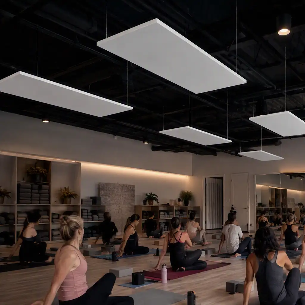 Yandiya far-infrared heating panel installed in a studio
