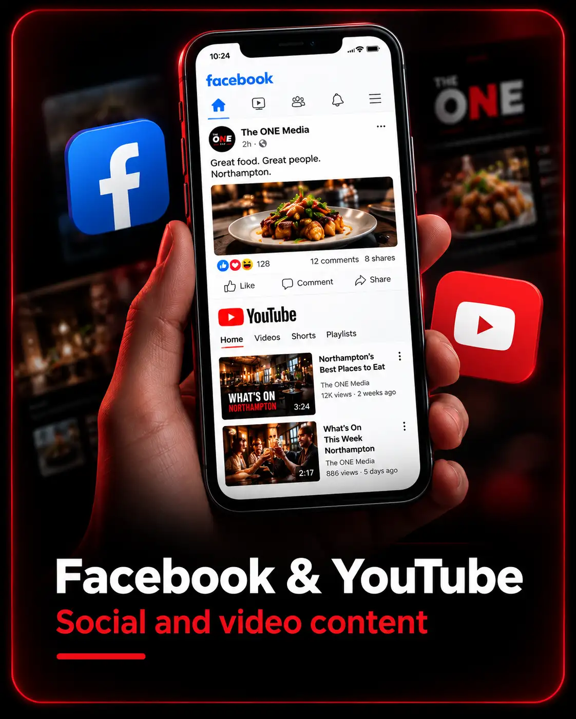 Facebook & YouTube