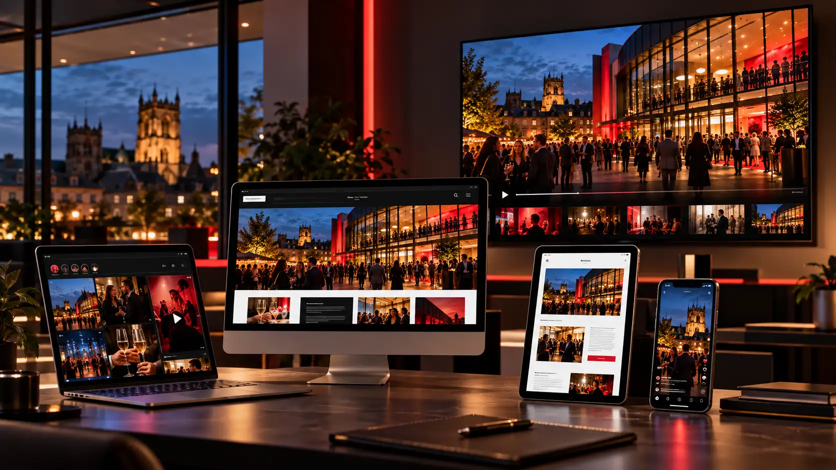 Campaign content across different devices and media channels