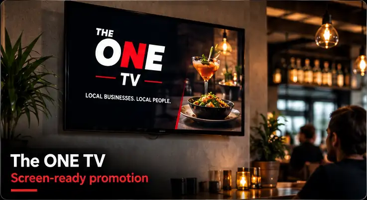 The ONE TV digital screen display