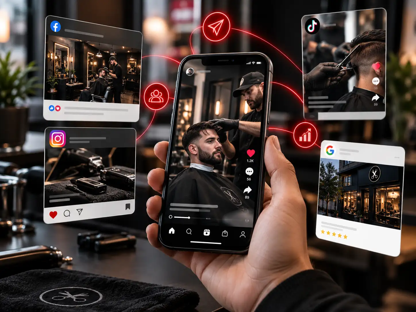 Social media promotion for local businesses
