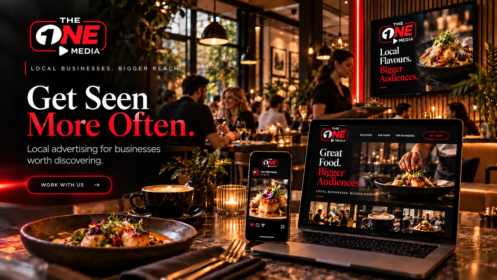 The ONE Media — bigger audiences for local businesses across social, web and screens